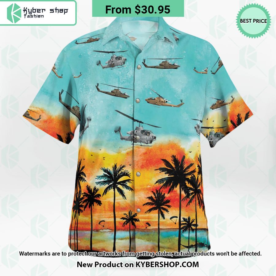 AH-1 Cobra Hawaiian Shirt