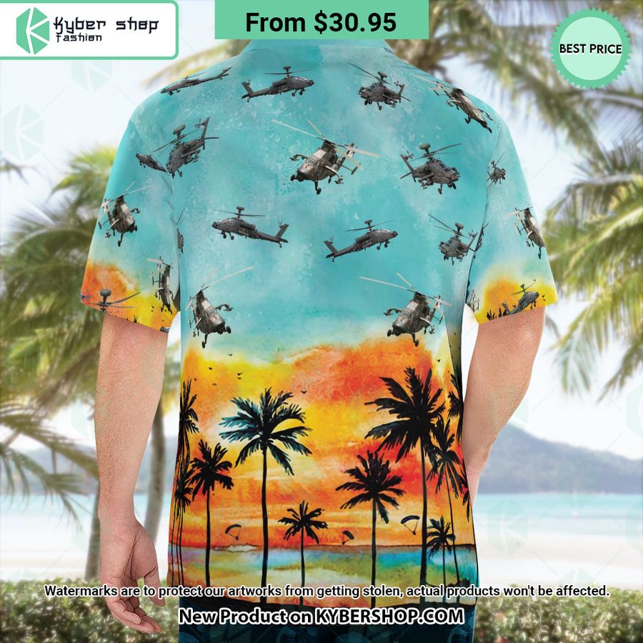 AH-64 Apache Hawaiian Shirt