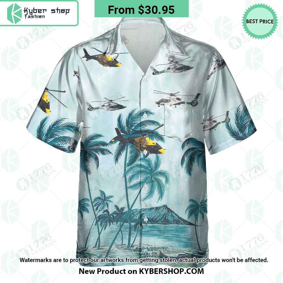 Airbus H-160 Palm Hawaiian Shirt