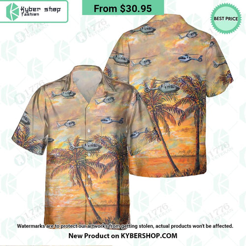 Airbus H135 Hawaiian Shirt