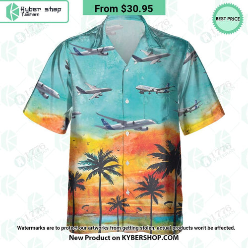Airbus Sunset Hawaiian Shirt