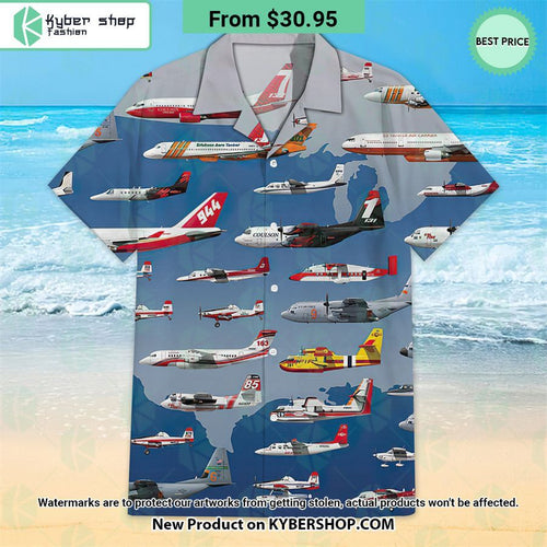 Airplanes Various Type Hawaiian Shirt Shorts