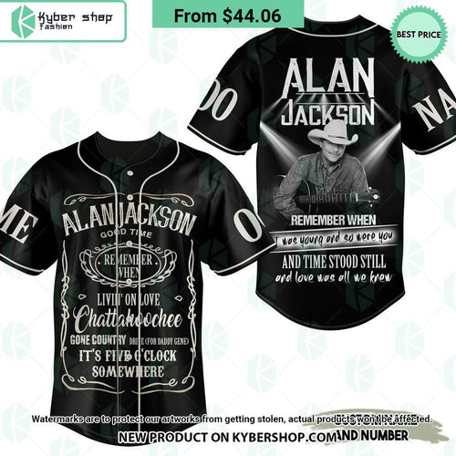 Alan Jackson Remember CUSTOM Baseball Jersey
