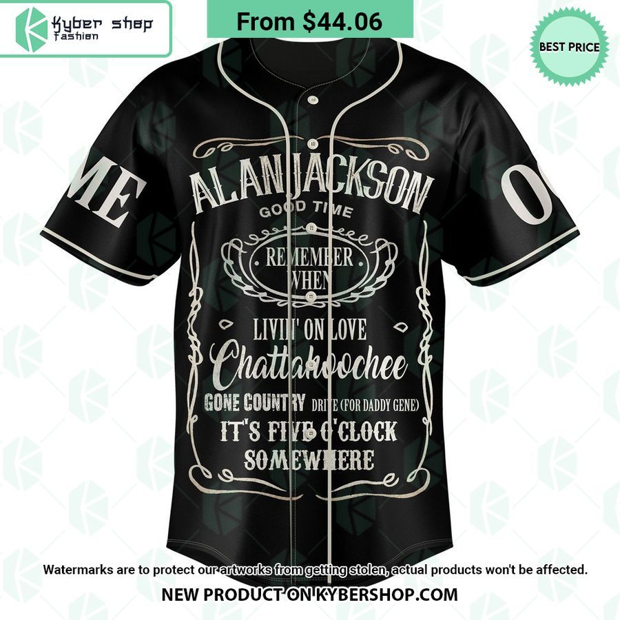 Alan Jackson Remember CUSTOM Baseball Jersey