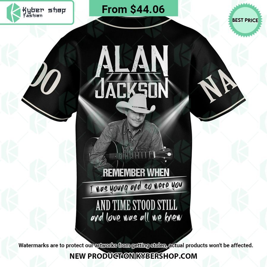 Alan Jackson Remember CUSTOM Baseball Jersey