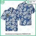 Tropcial blue Hawaiian Shirt