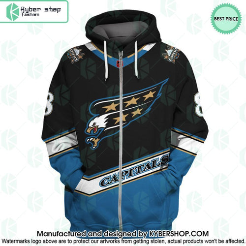 Alexander Ovechkin 8 Washington Capitals Reverse Retro Hoodie