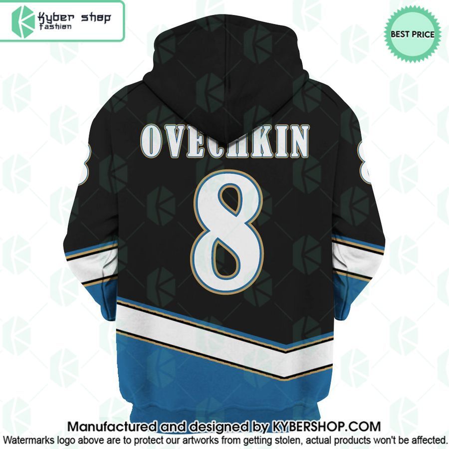 Alexander Ovechkin 8 Washington Capitals Reverse Retro Hoodie