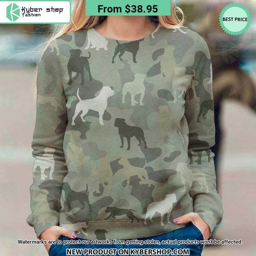 American Bulldog Camo Sweatshirt