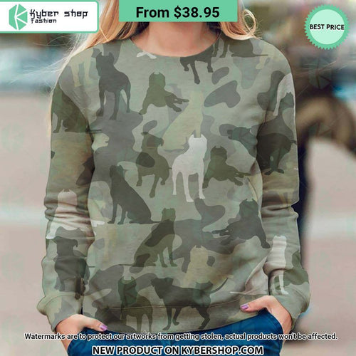 American Pit Bull Terrier Camo Sweatshirt