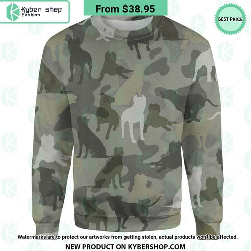 American Pit Bull Terrier Camo Sweatshirt