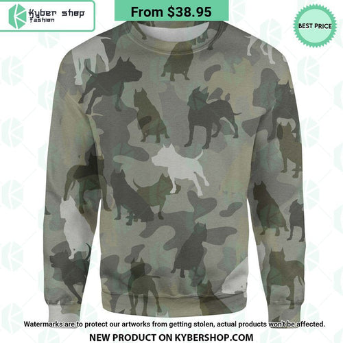 American Staffordshire Terrier Camo Sweatshirt