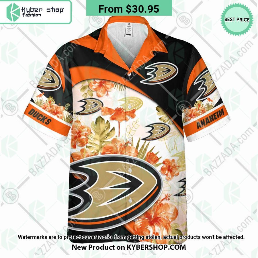 Anaheim Ducks custom personalized Hawaiian Shirt