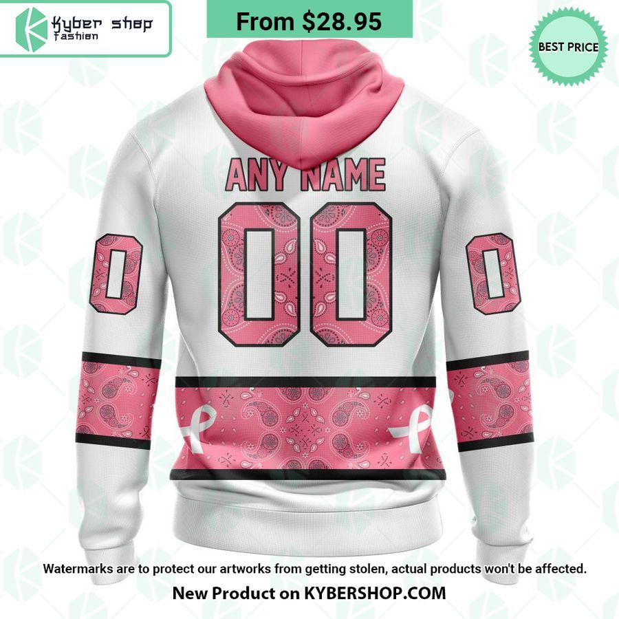 Anaheim Ducks In October We Wear Pink Breast Cancer Shirt