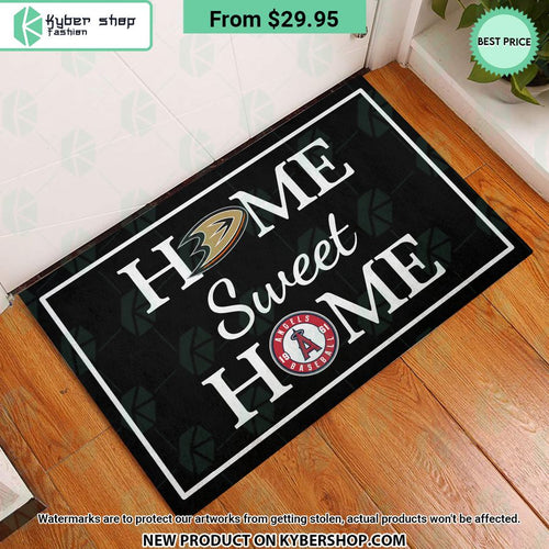 Anaheim Ducks Los Angeles Angels of Anaheim Home Sweet Home Doormat
