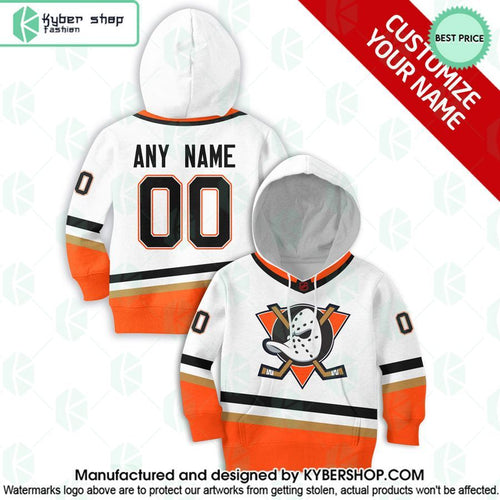 Anaheim Ducks Reverse Retro Jerseys CUSTOM Hoodie
