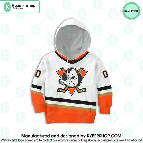 Anaheim Ducks Reverse Retro Jerseys CUSTOM Hoodie