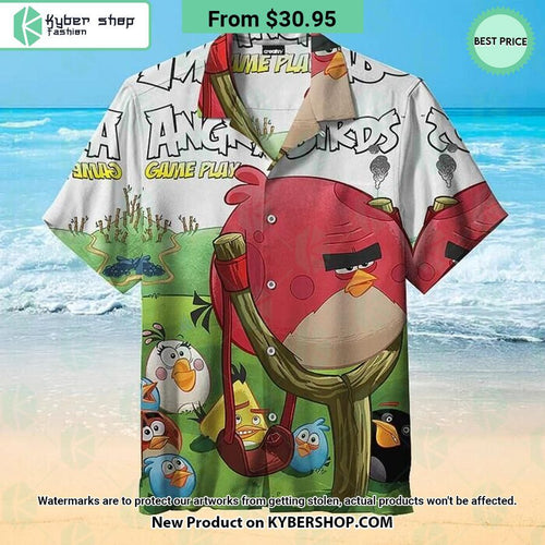 Angry Birds Hawaiian Shirt