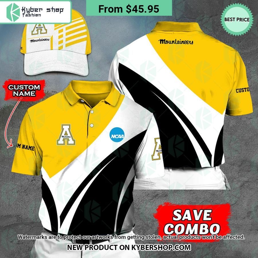 Appalachian State Mountaineers CUSTOM Polo Shirt, Cap