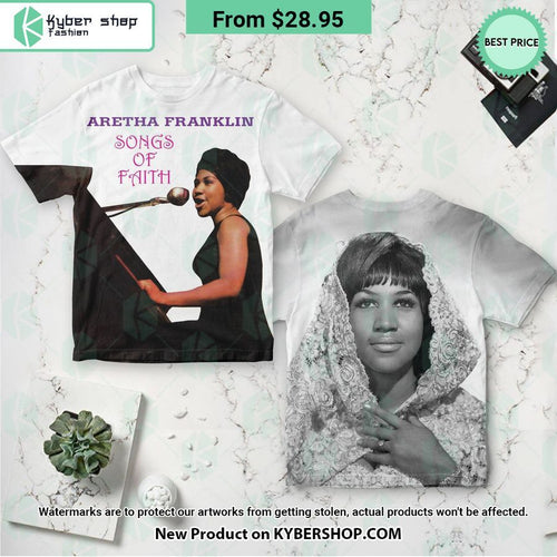 Aretha Franklin Songs Of Faith Album Shirt