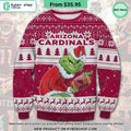 Arizona Cardinals Grinch Ugly Christmas Sweater