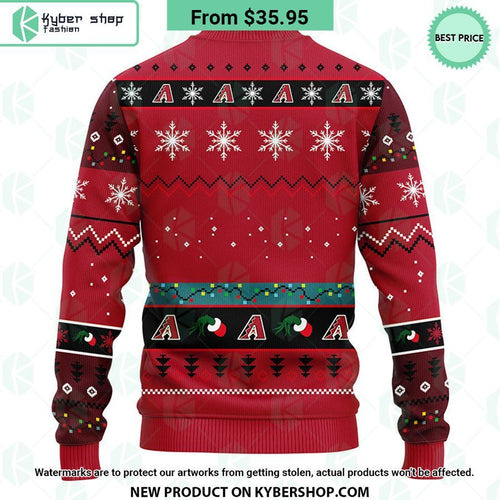 Arizona Diamondbacks Grinch Christmas Sweater