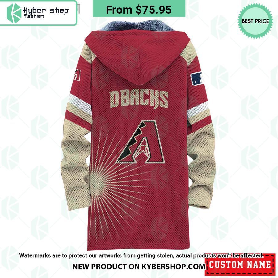 Arizona Diamondbacks MLB CUSTOM Fleece Windbreaker Jacket
