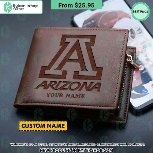 Arizona Wildcats CUSTOM Leather Wallet