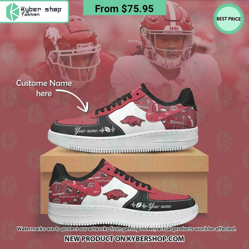 Arkansas Razorbacks CUSTOM Air Force 1