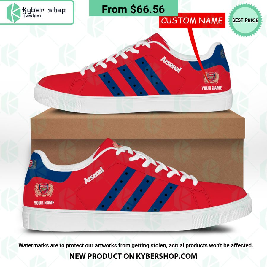 Arsenal CUSTOM Stan Smith Shoes