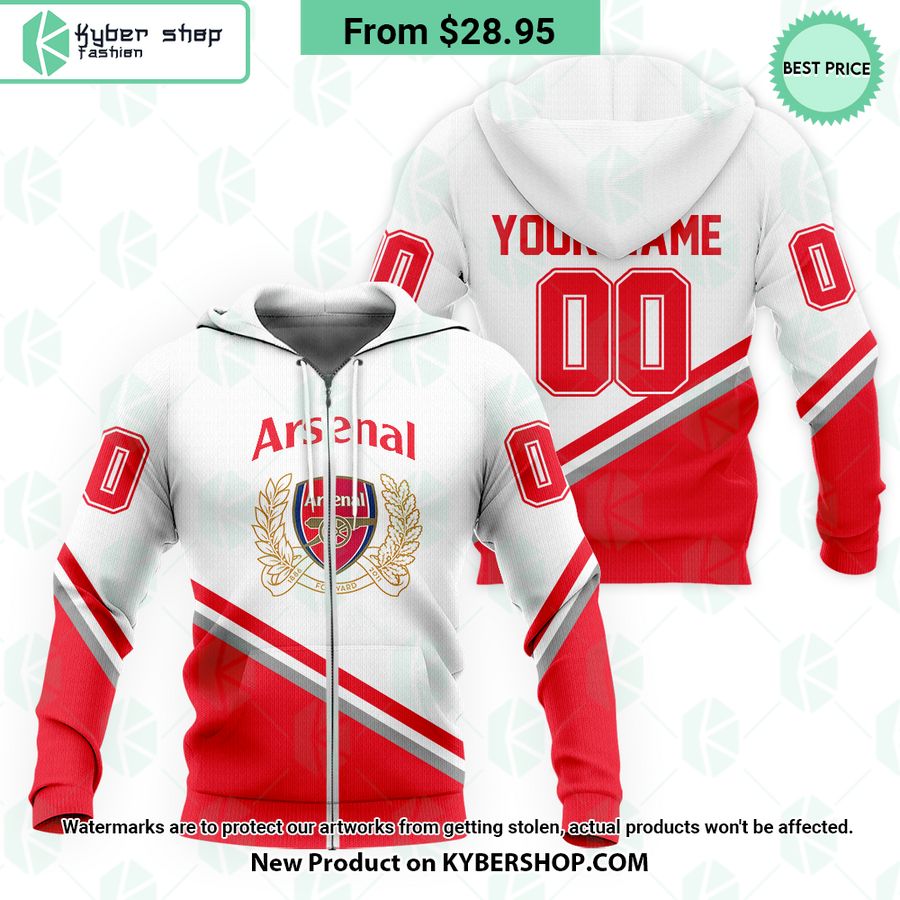 Arsenal FC Logo CUSTOM Hoodie
