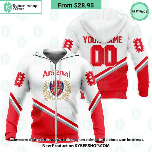 Arsenal FC Logo CUSTOM Hoodie