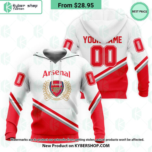 Arsenal FC Logo CUSTOM Hoodie