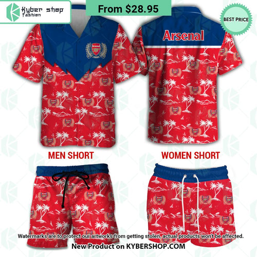 Arsenal Hawaiian Shirt