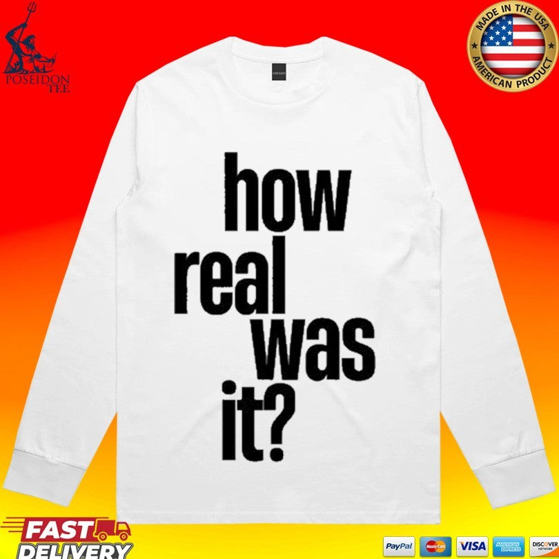 Asha Banks How Real Was It Music Tour Fan T-shirt