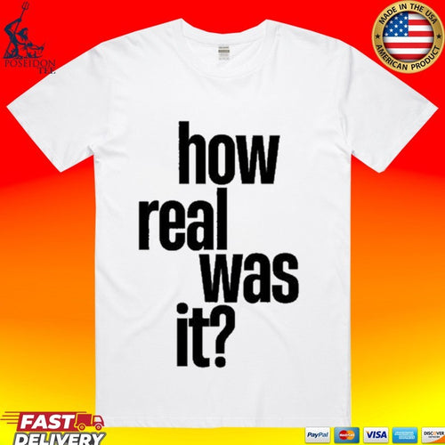 Asha Banks How Real Was It Music Tour Fan T-shirt