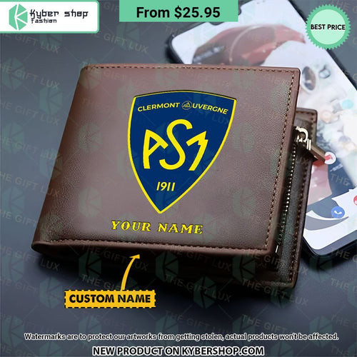 ASM Clermont Auvergne CUSTOM Leather Wallet