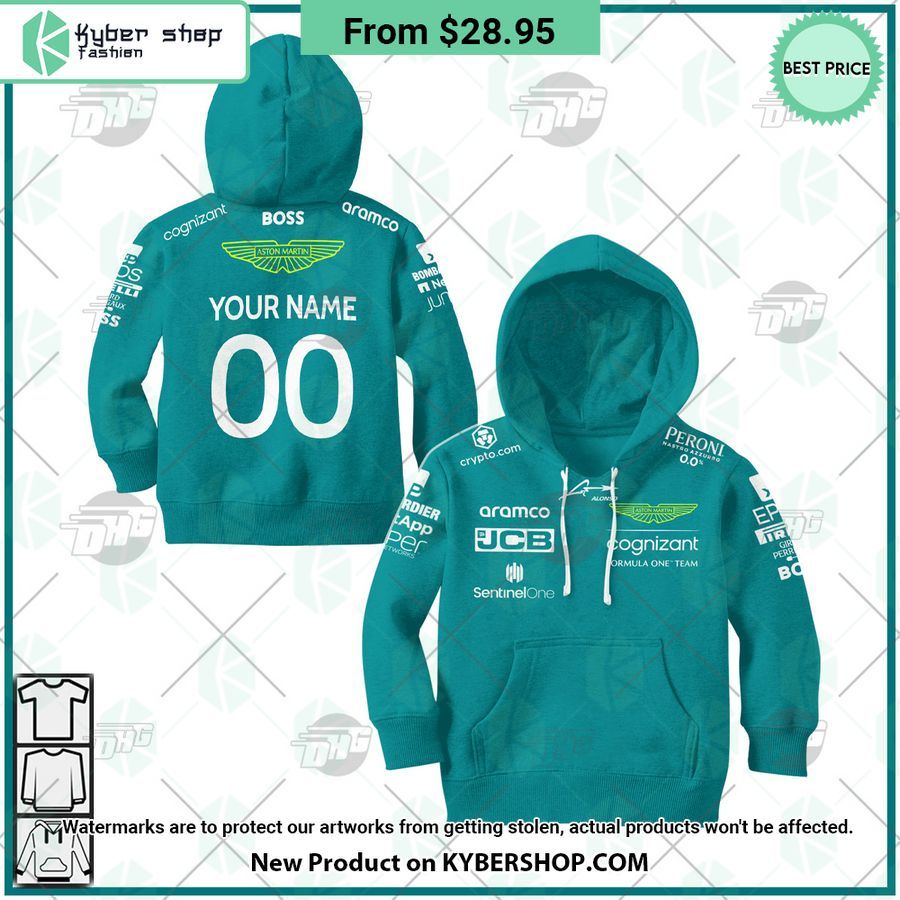 Aston Martin F1 Team Fernando Alonso CUSTOM Hoodie