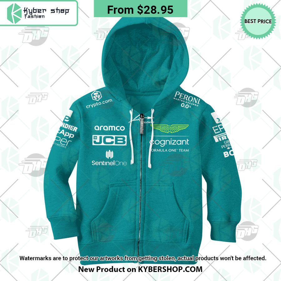 Aston Martin F1 Team Fernando Alonso CUSTOM Hoodie