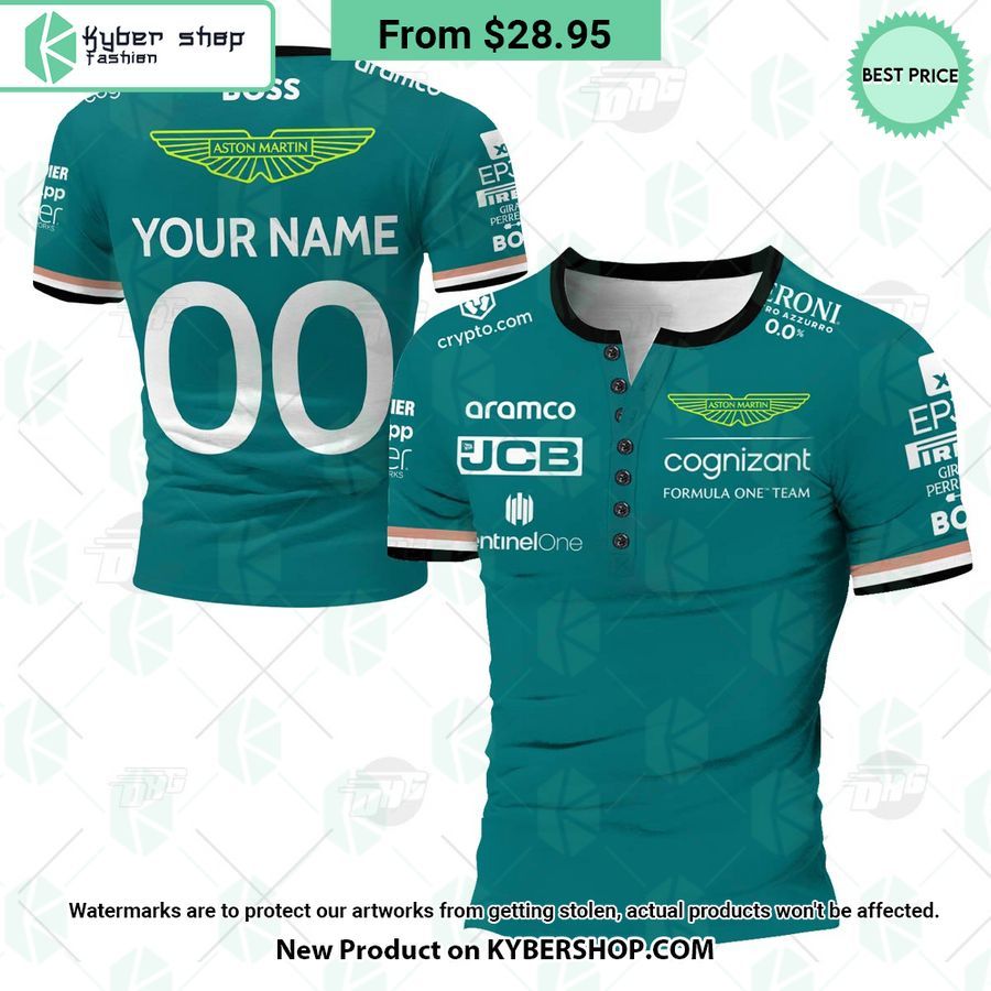 Aston Martin F1 Team Fernando Alonso CUSTOM Polo