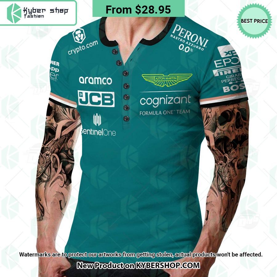 Aston Martin F1 Team Fernando Alonso CUSTOM Polo