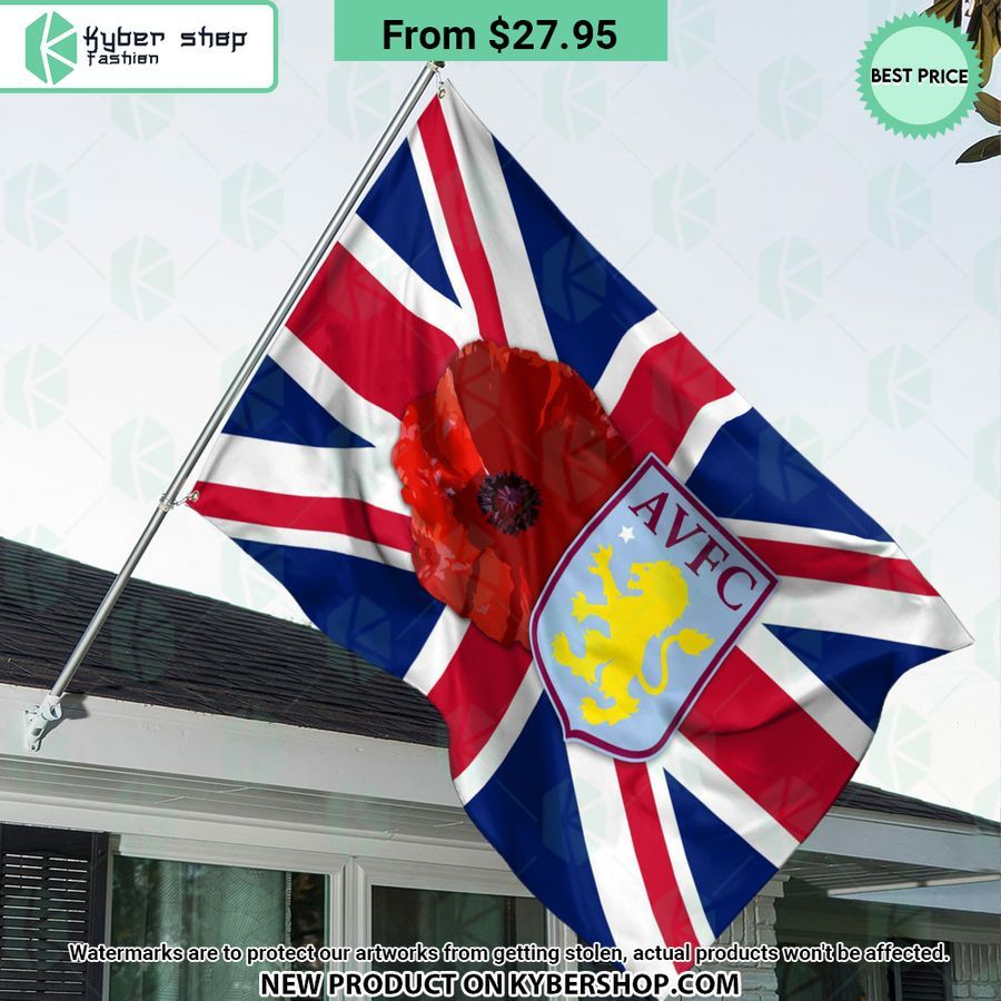 Aston Villa Remembrance day Flag