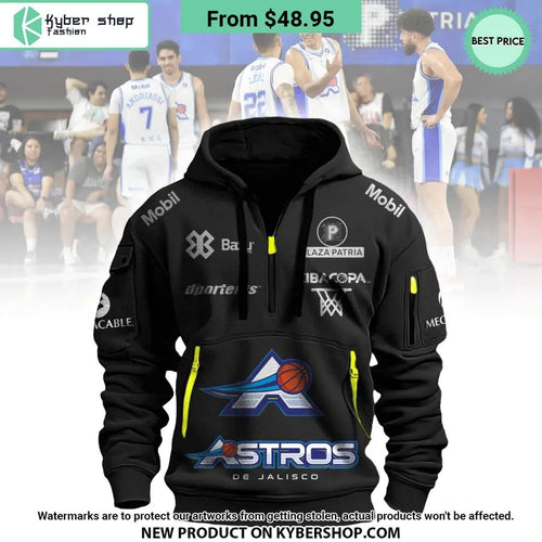 Astros de Jalisco Half Zip Heavy Hoodie