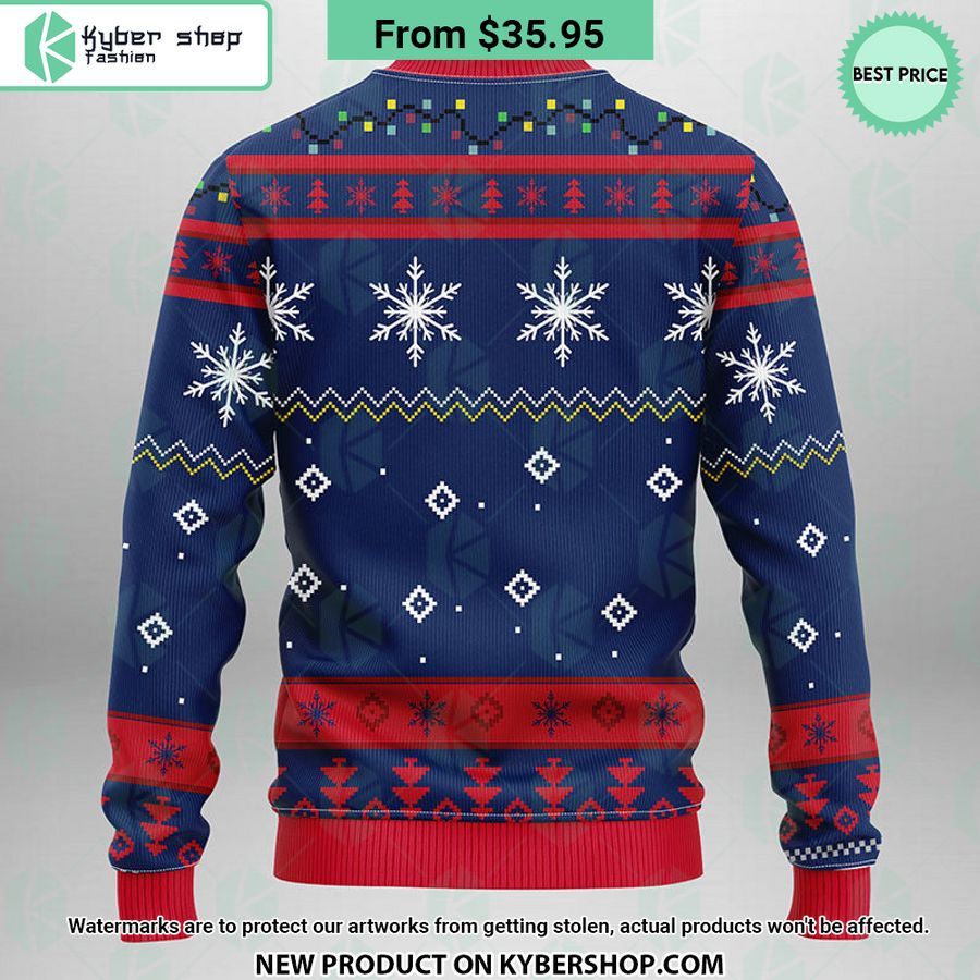 Atlanta Braves Grinch Ugly Christmas Sweater