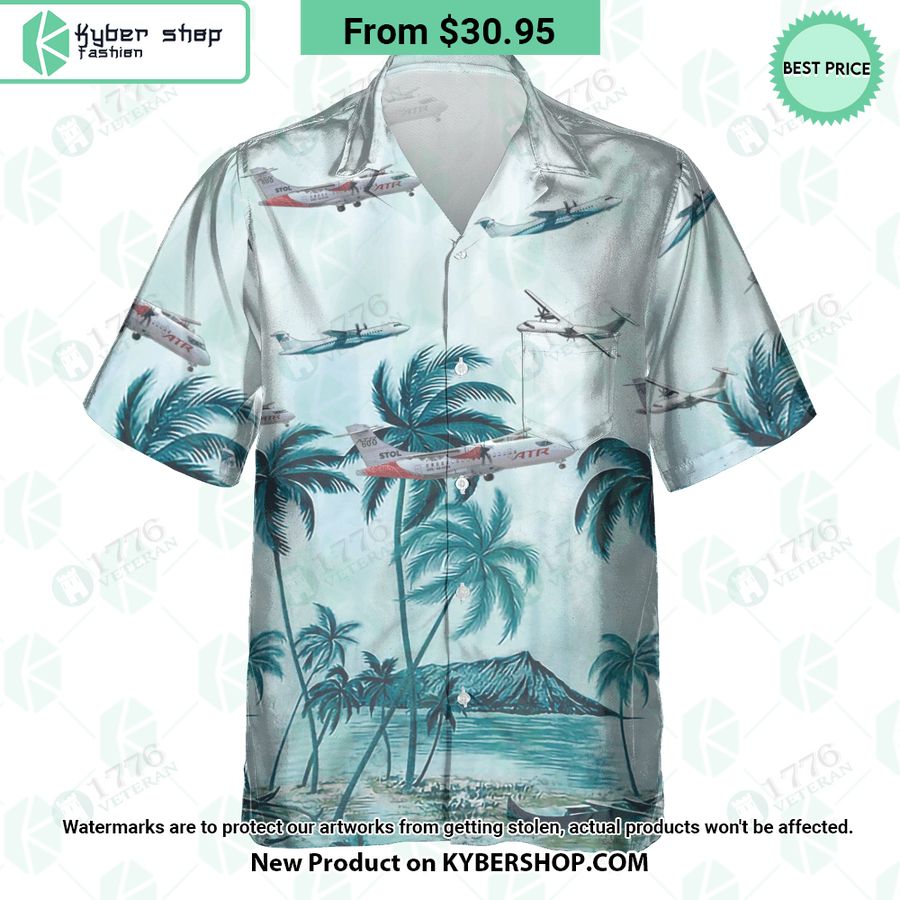ATR 72 – ATR 42 Palm Hawaiian Shirt