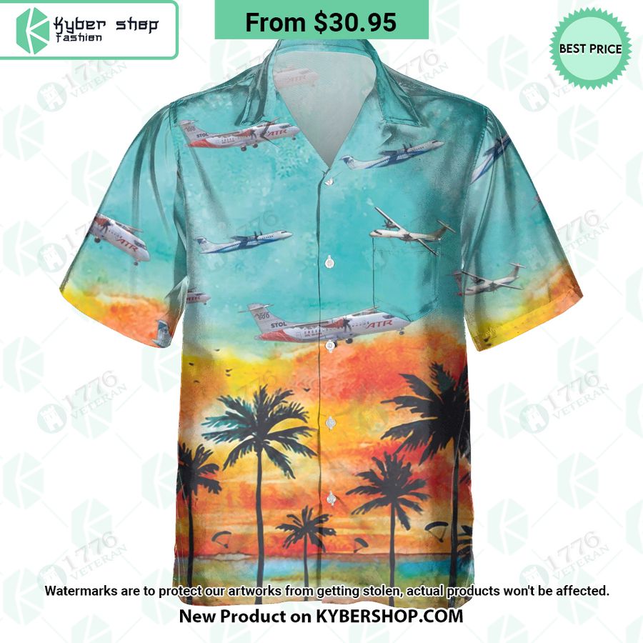 ATR 72 – ATR 42 Sunset Hawaiian Shirt