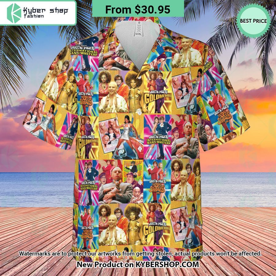 Austin Powers Gold Member Hawaiian Shirt