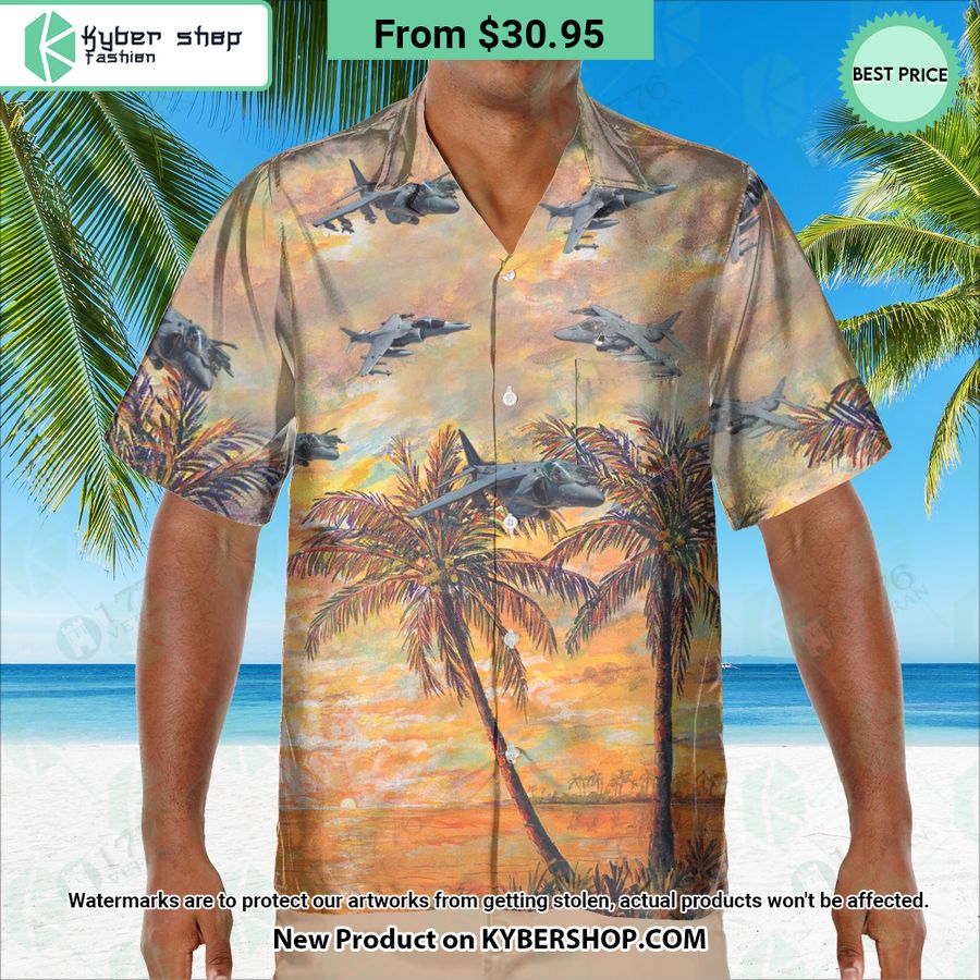 AV-8B Harrier II Hawaiian Shirt