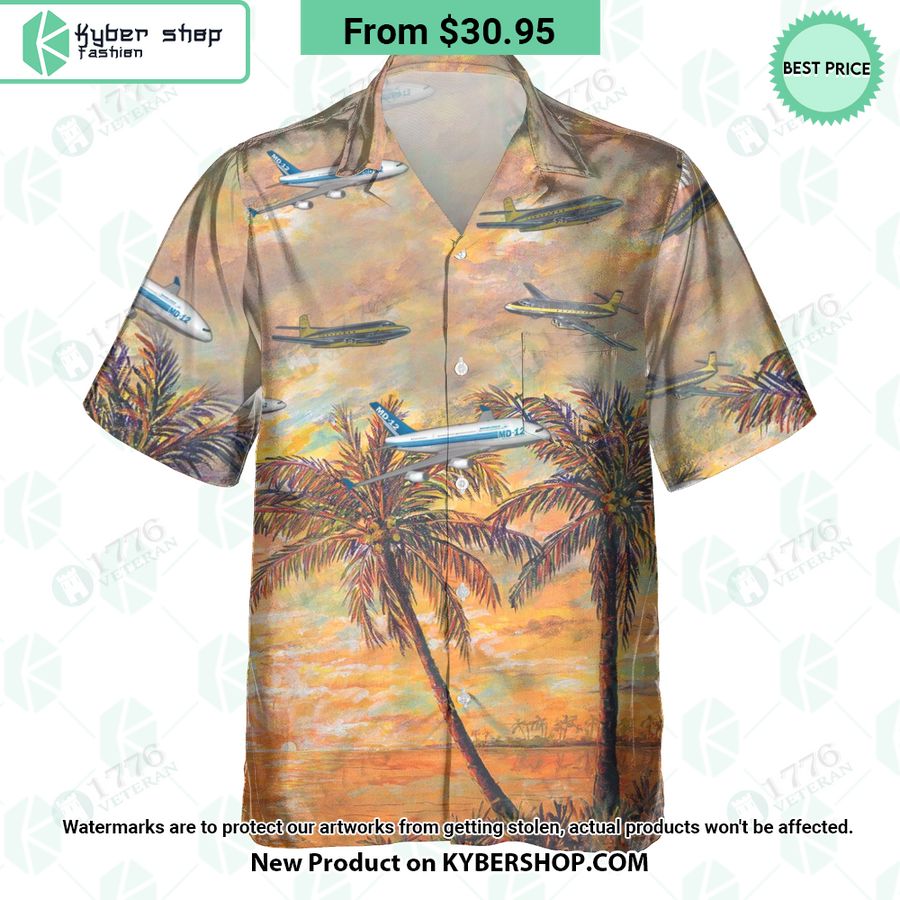 Avro Jetliner Hawaiian Shirt