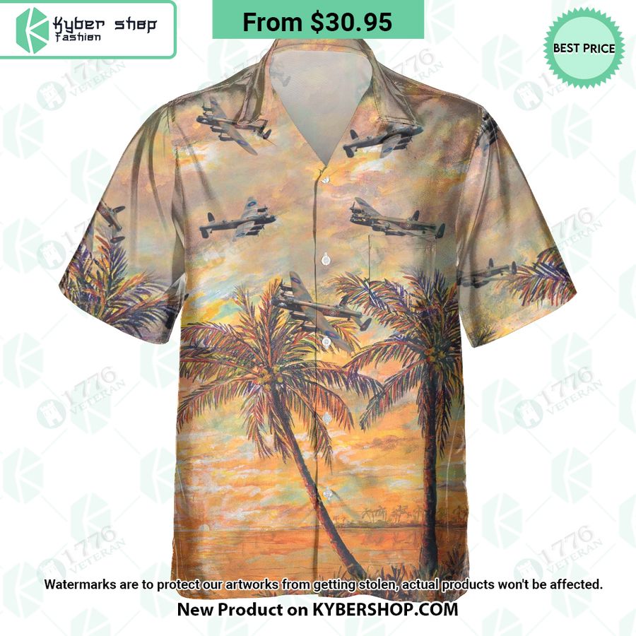 Avro Lancaster Hawaiian Shirt
